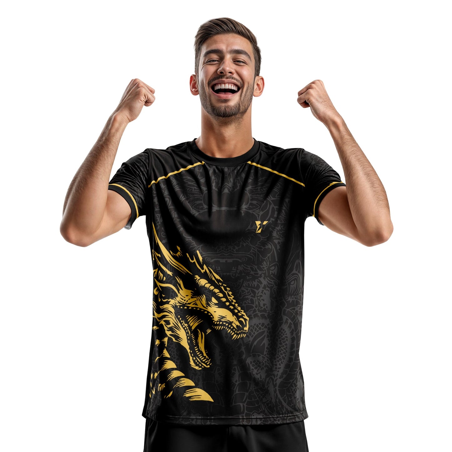 Real Black Dragon Fury Football Jersey | Custom Name & Number | Sizes 2Y to 4XL your jersey