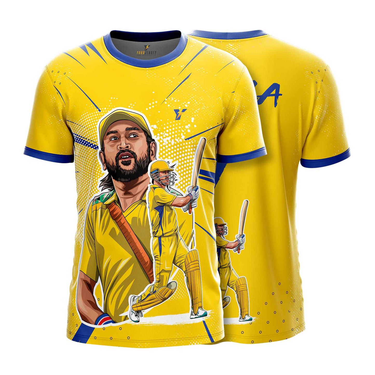 MSD Dhoni Fan Jersey - THALA Fan Edition