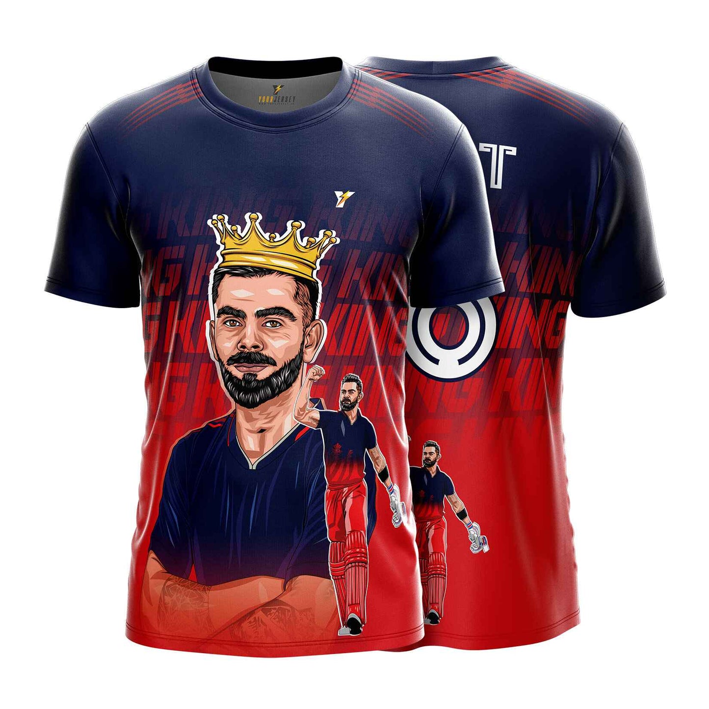 King Kohli IPL GOAT Jersey – Bangalore Team Jersey