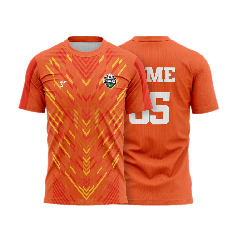 Indian Football Team Away Jersey 2022/23 (orange) yourjerseyj