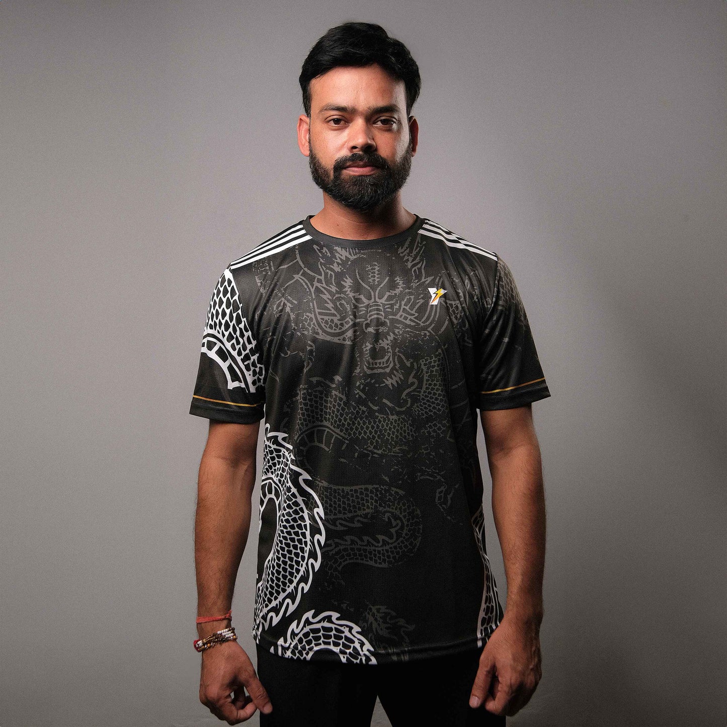 Real Madrid Black Dragon Football Jersey (Special Edition)