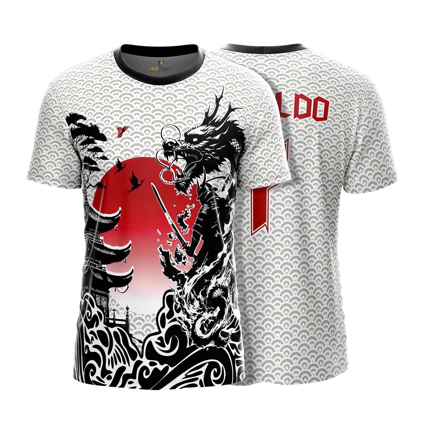 Dragon Ninja Samurai Sports Jersey your jersey