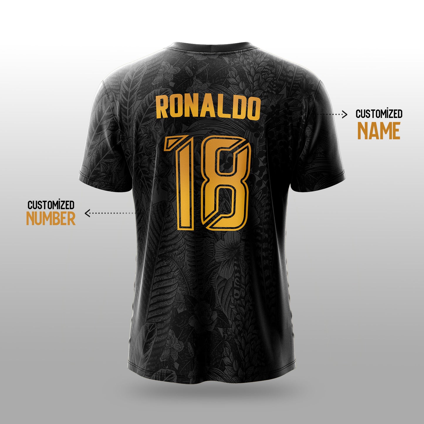 Black Panther Concept Jersey | Custom Name & Number | Sizes 2Y to 4XL