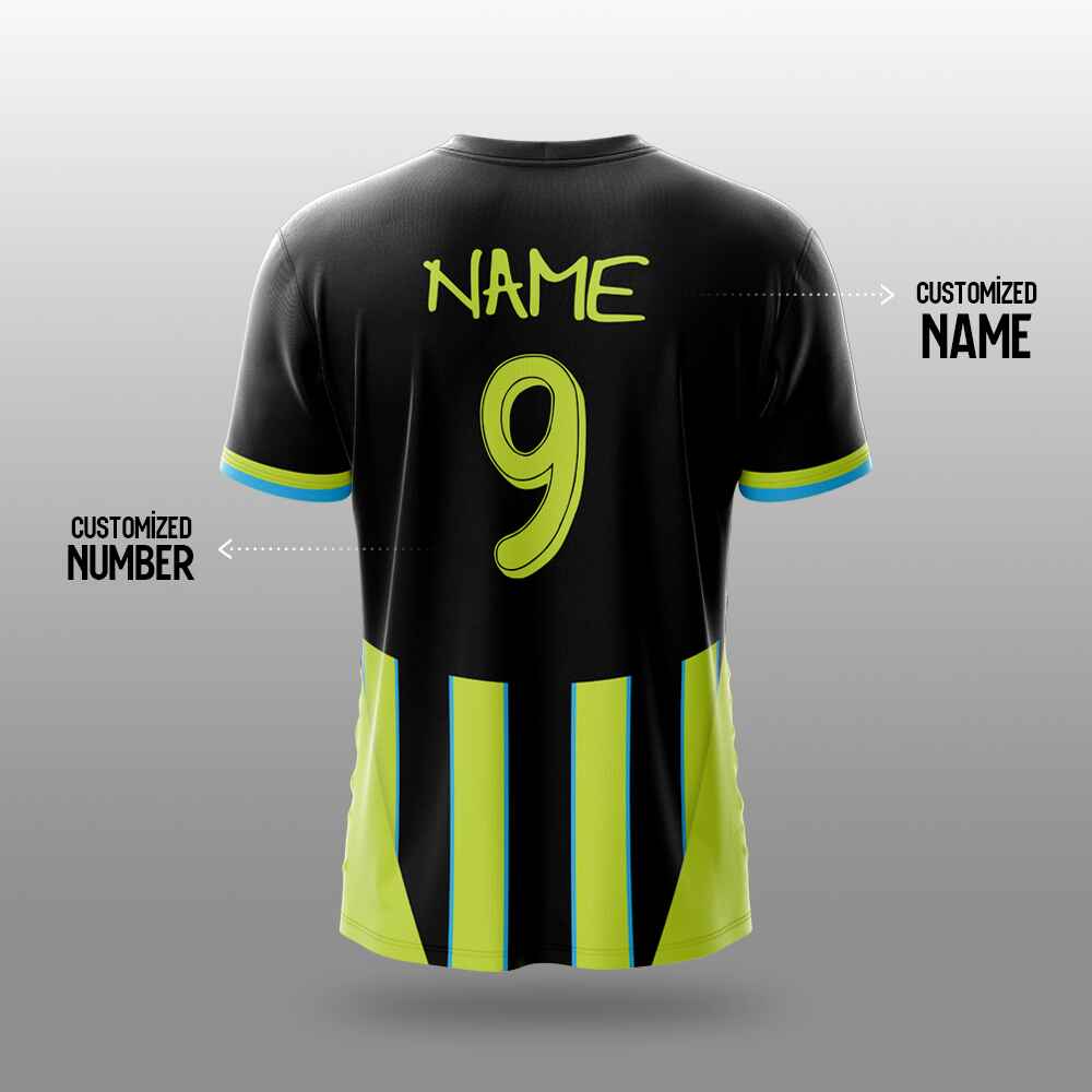 Manchester City Away Jersey 2024/25 (Neon Green)