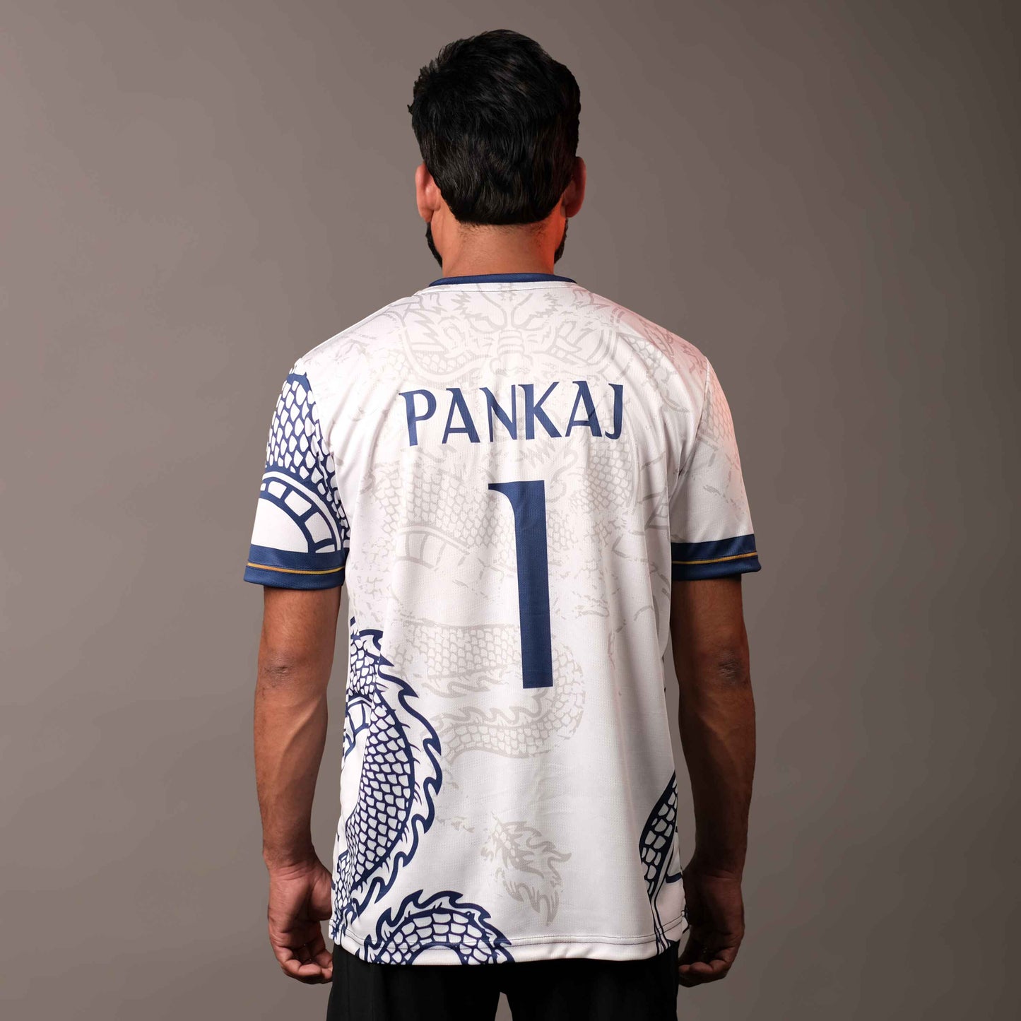 Real Madrid White Dragon Football Jersey (Special Edition)