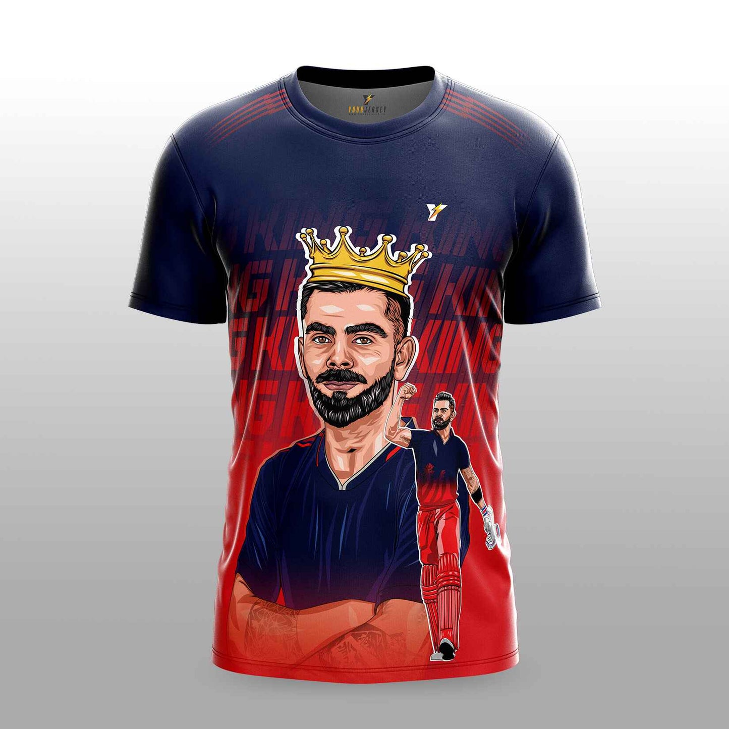 King Kohli IPL GOAT Jersey – Bangalore Team Jersey