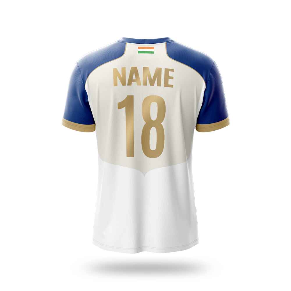 Indian Olympic White 2024 Jersey