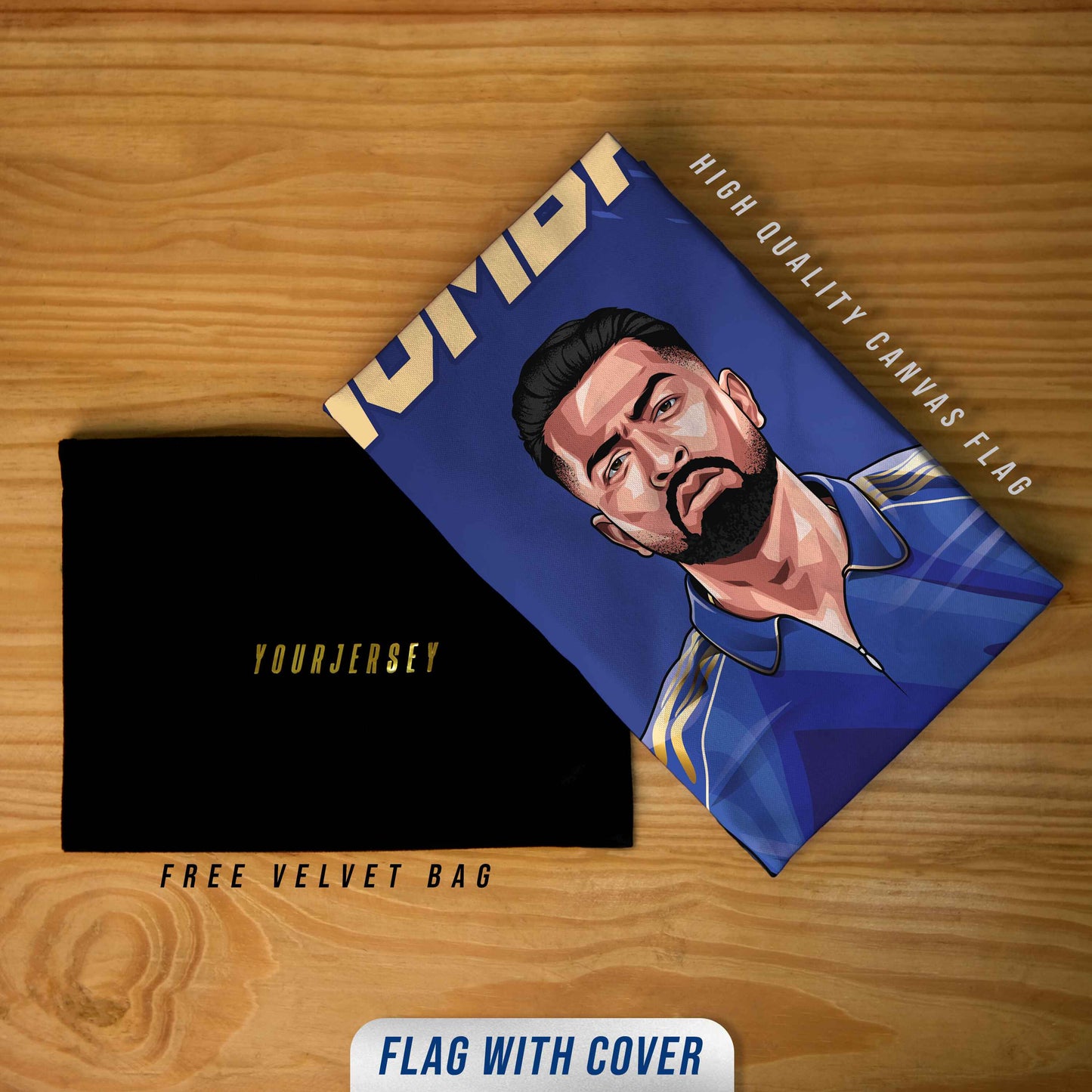 Mumbai Champions Canvas Flag