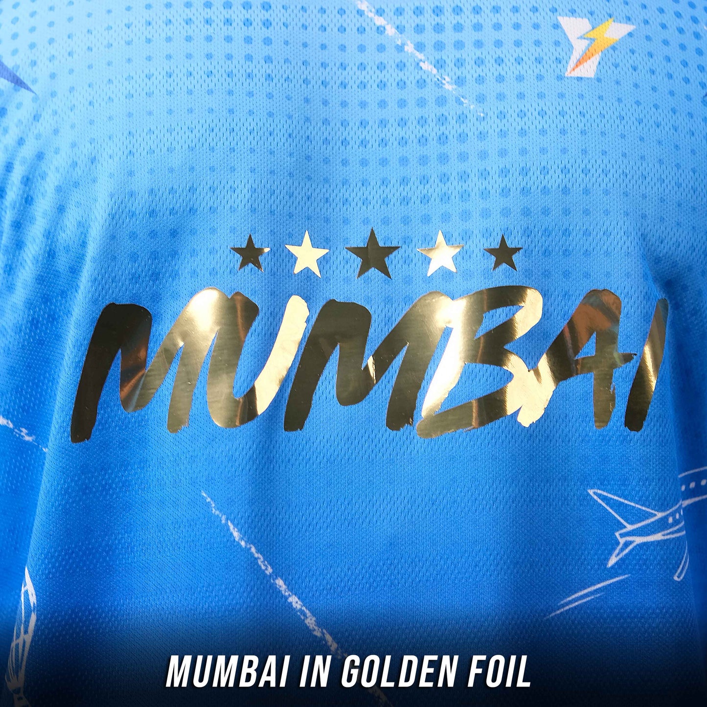 New IPL Mumbai MI Gold Cricket Jersey
