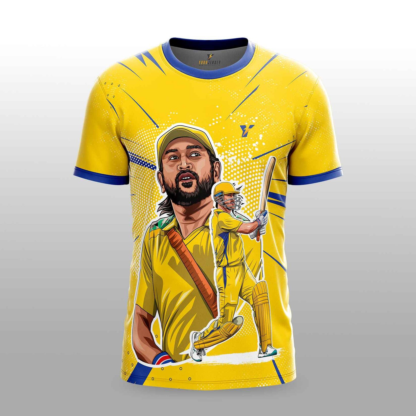 MSD Dhoni Fan Jersey - THALA Fan Edition