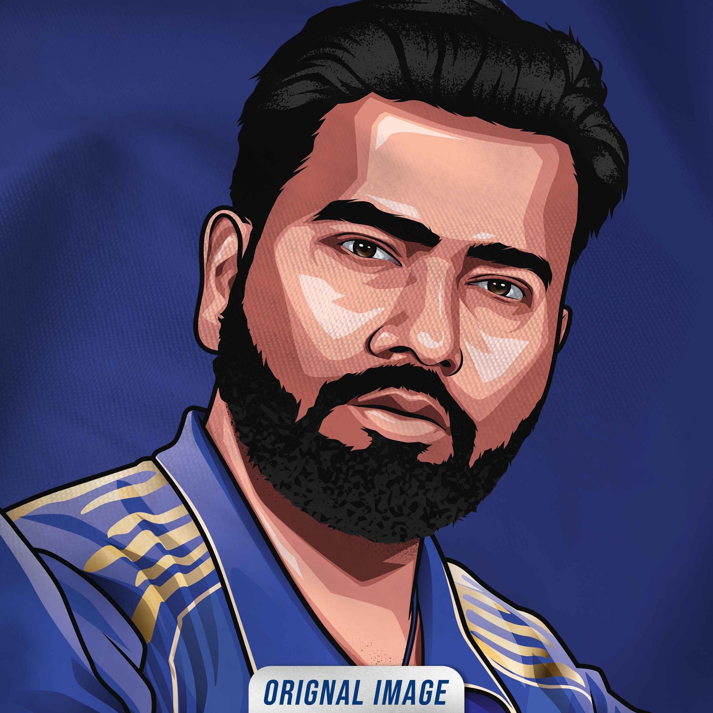 Mumbai Champions Canvas Flag