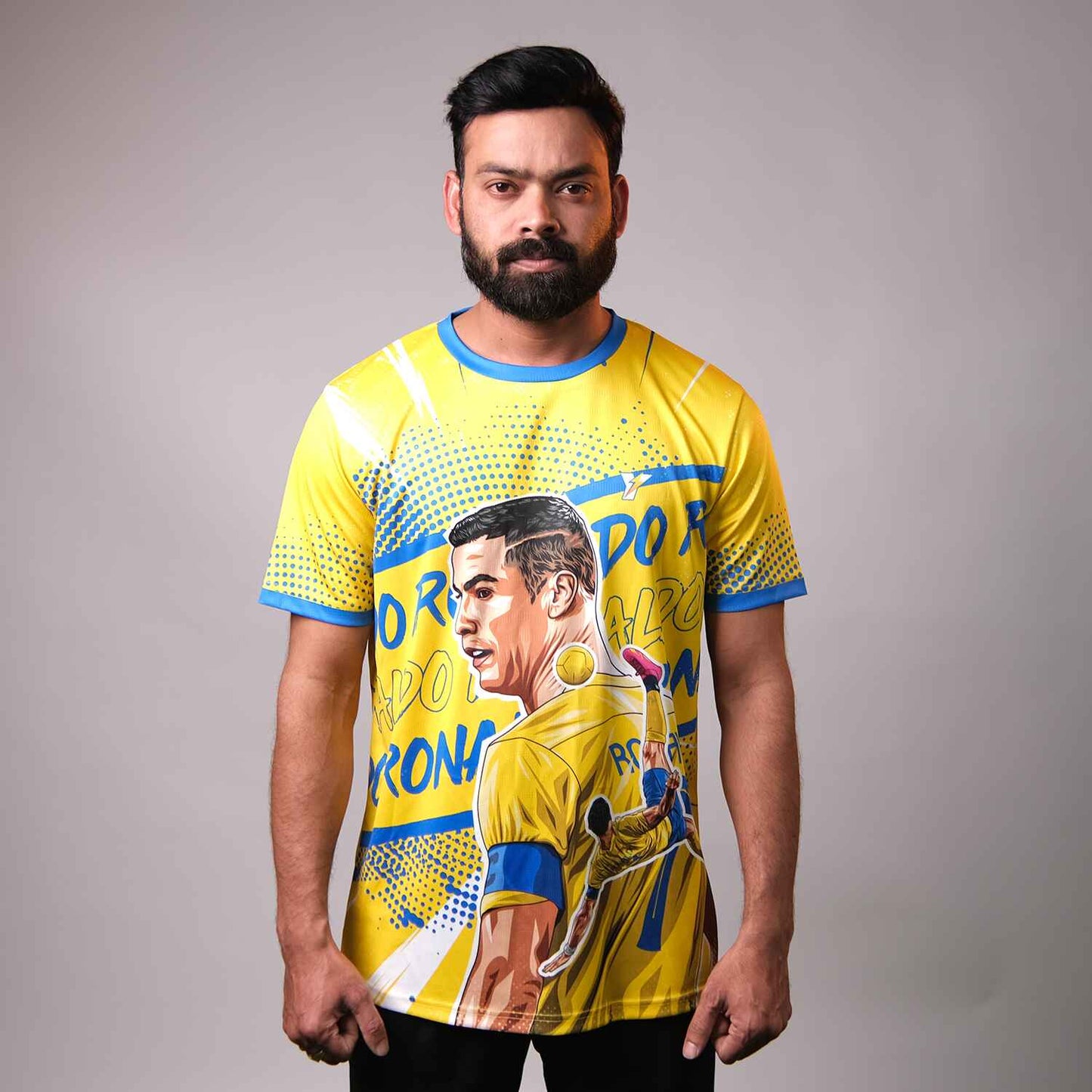 Ronaldo GOAT Overhead Kick Football Fan Jersey (YJ Special Fan Edition) yourjerseyj