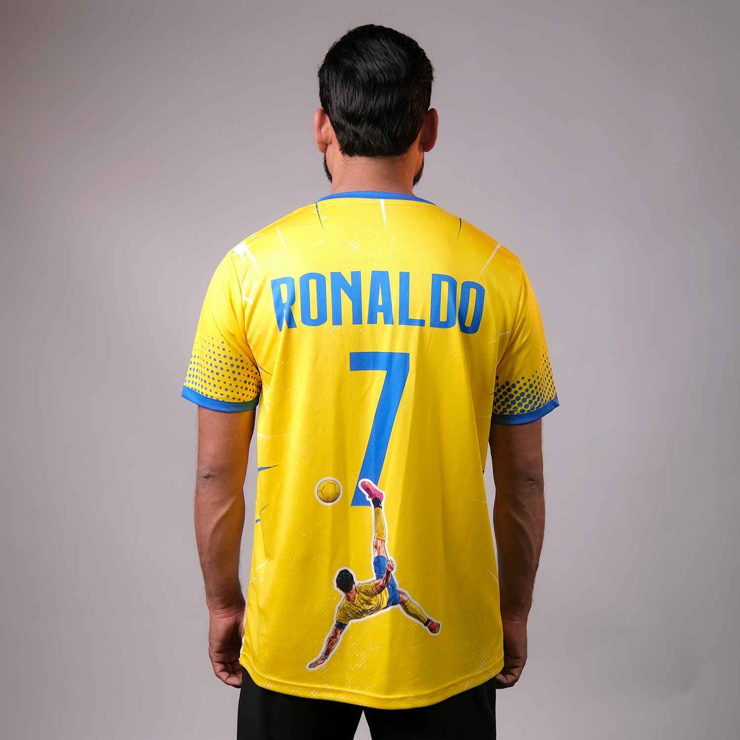 Ronaldo GOAT Overhead Kick Football Fan Jersey (YJ Special Fan Edition) yourjerseyj