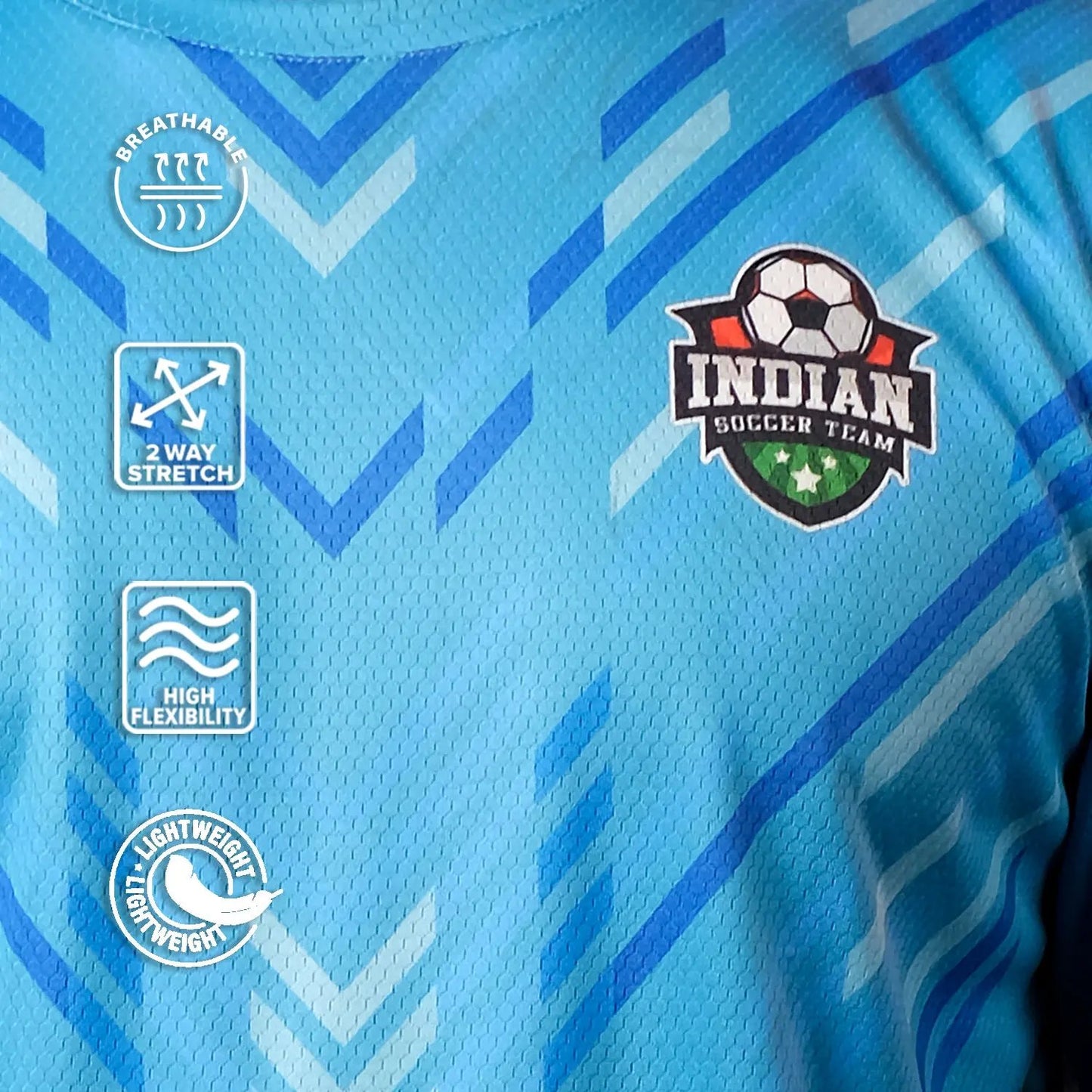 Indian Football Team Home Jersey 2022/23 (Blue) (Country jersey) yourjerseyj