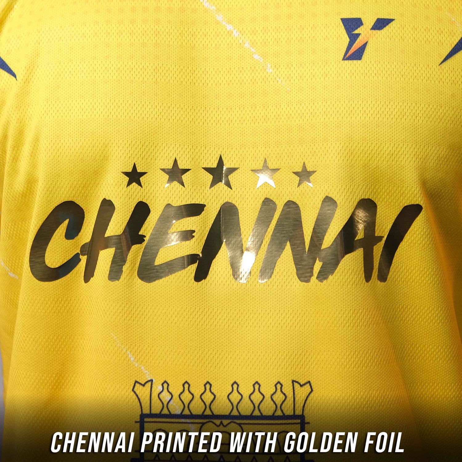 New IPL Chennai CSK Gold Cricket Jersey your jersey