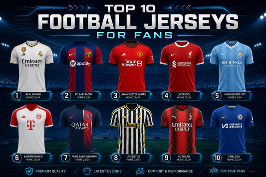 Top 10 Best Football Jerseys for Fans Online | YourJersey