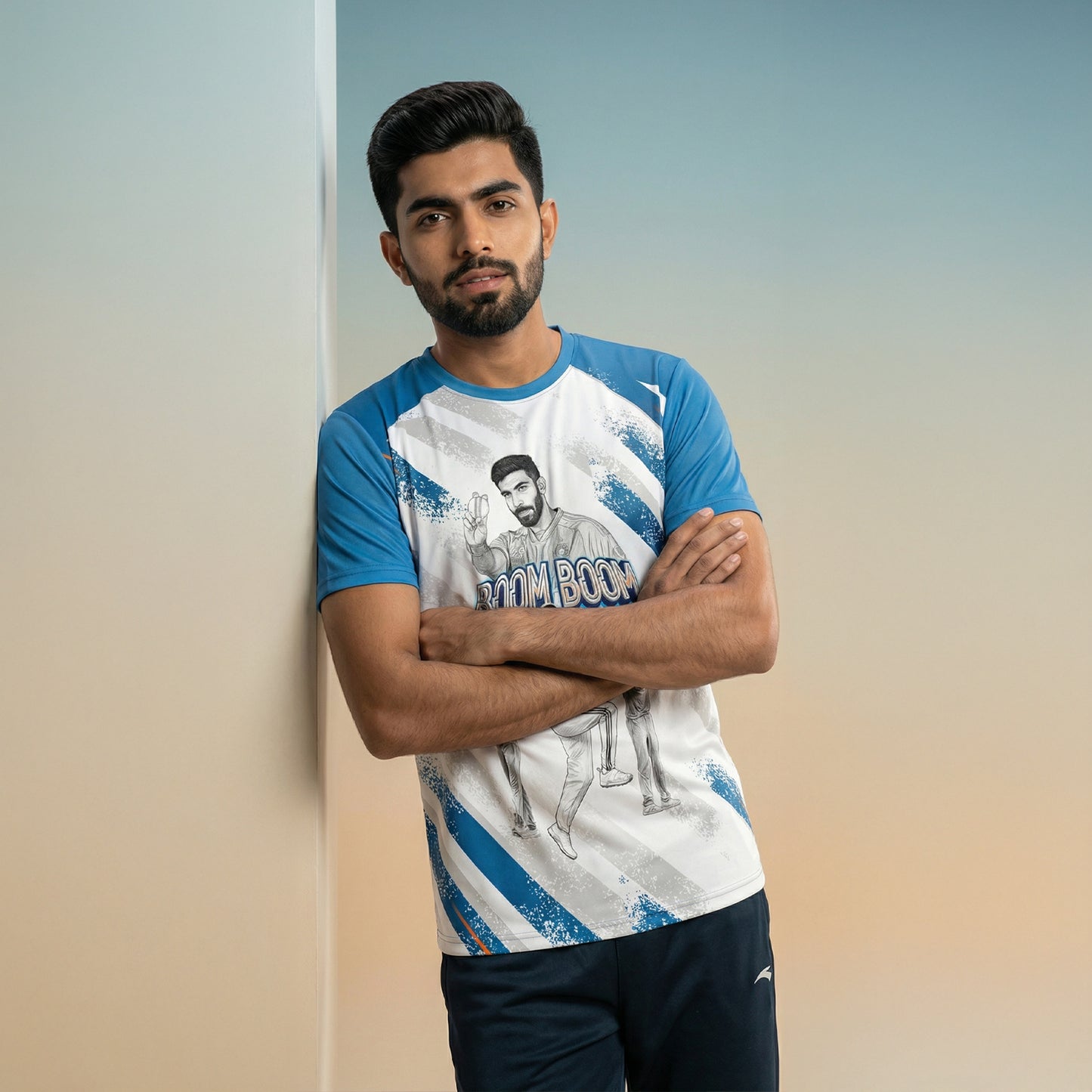 BOOM BOOM Bumrah 93 India T20 Cricket Jersey 2026 – Player Edition Sports Jersey | Custom Name & Number Personalized Cricket T-Shirt for Kids, Men & Women | Breathable Sportswear 2Y–4XL