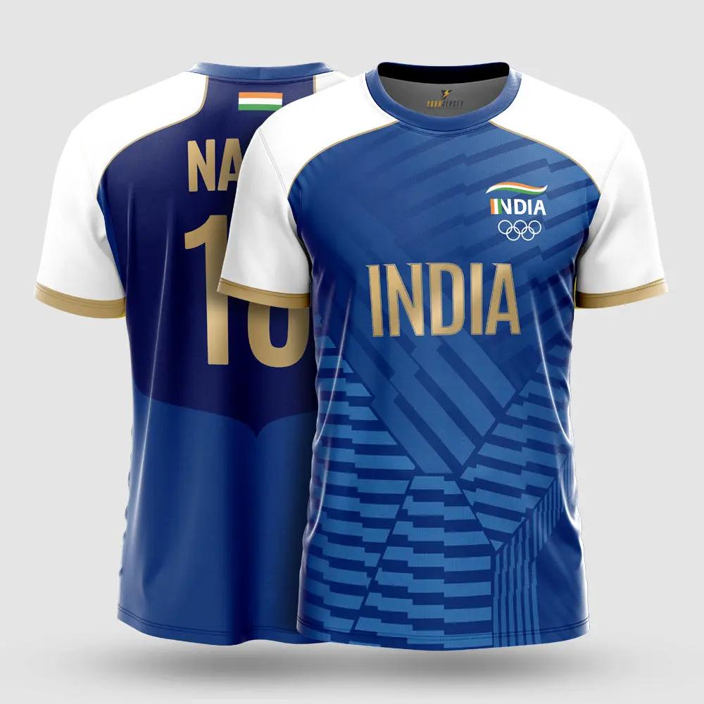 Indian Olympic Blue 2024 Jersey yourjerseyj