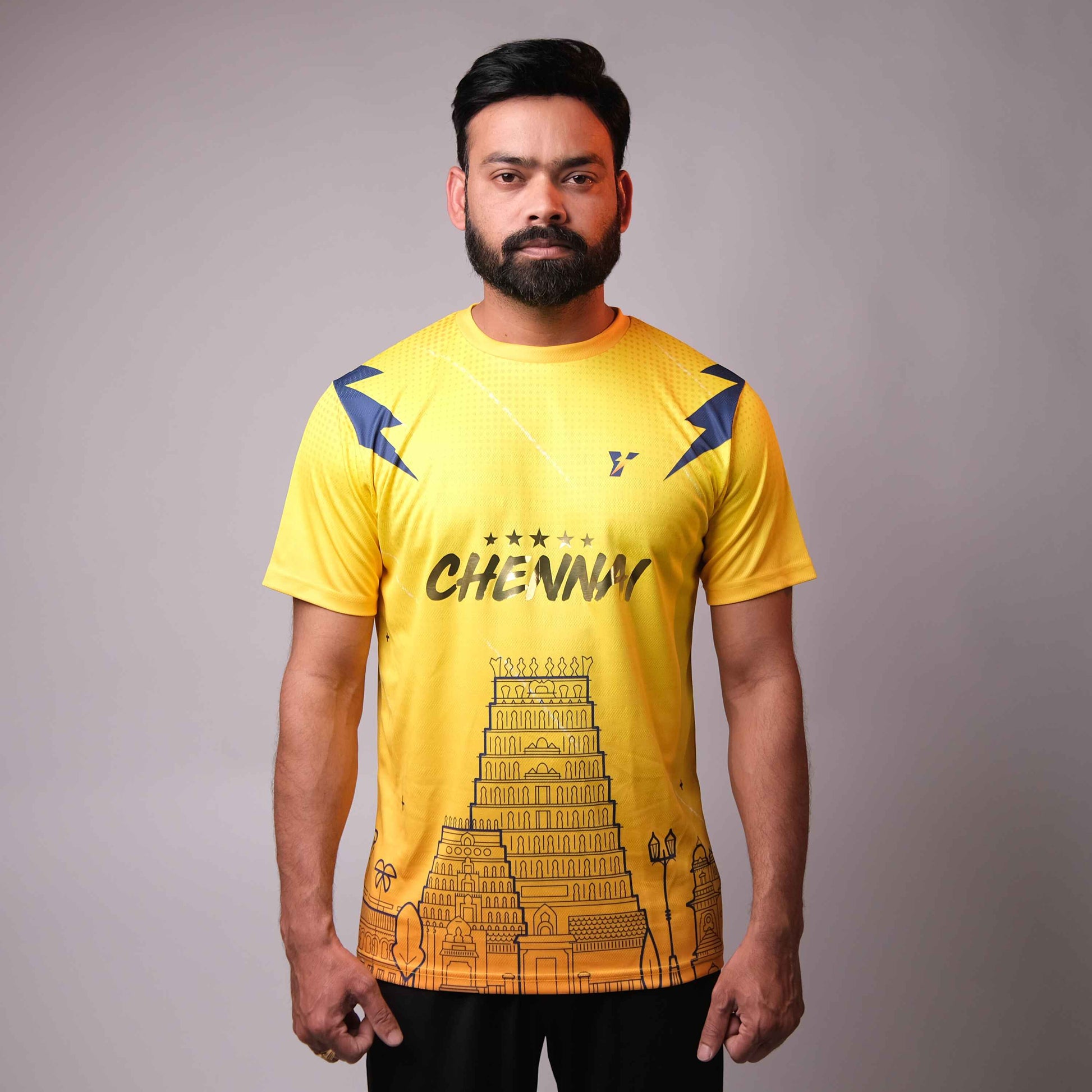 New IPL Chennai CSK Gold Cricket Jersey your jersey