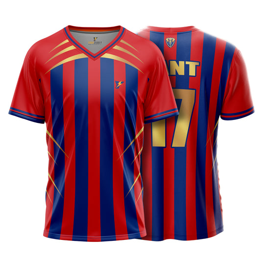 IPL Lucknow Cricket Jersey 2026 | Custom Name & Number | Personalized IPL Style Cricket T-Shirt for Men, Women & Kids | AiroFab Breathable Sportswear | Fan Edition | Sizes 2Y–4XL