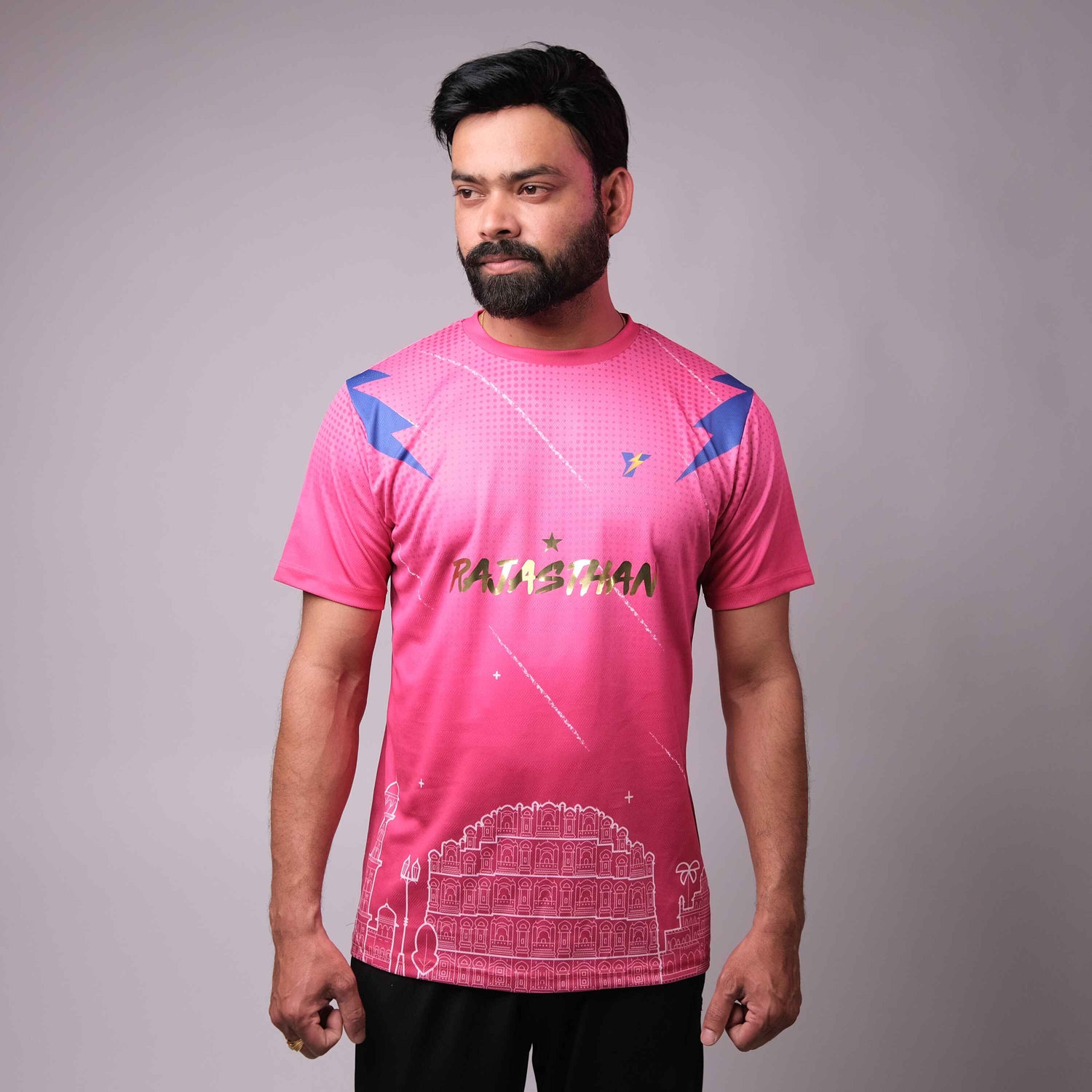 New IPL Rajasthan RR Gold Cricket Jersey your jersey