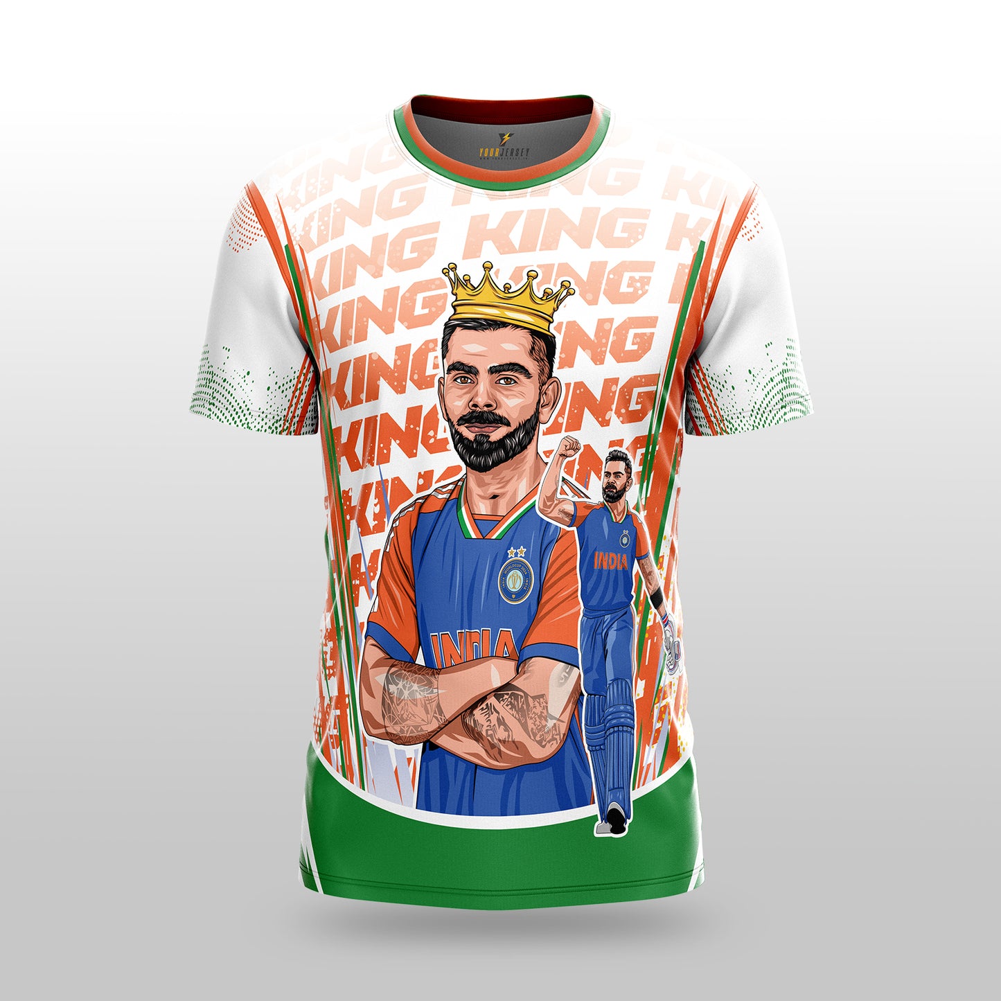 King Kohli GOAT Edition Jersey -Blue