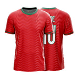 Portugal Home Football Jersey 2026 – Red Fan Jersey for Men, Women, Boys & Kids with Custom Name and Number
