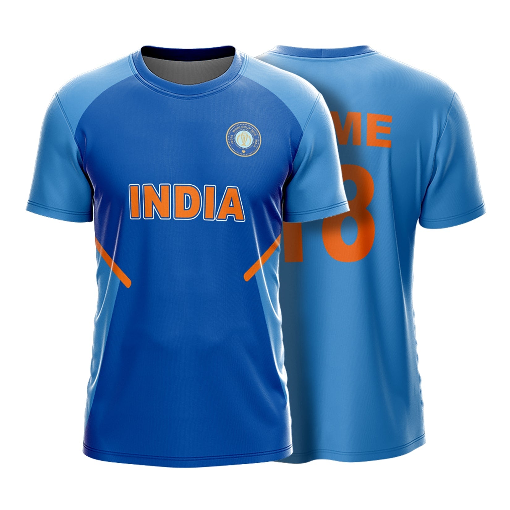 India ODI Cricket World Cup Jersey 2019 (Home) yourjerseyj