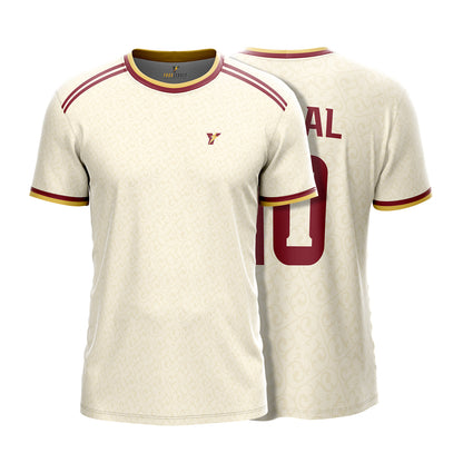 Spain Away Football Jersey 2026 – Off-White Fan Jersey for Men, Women, Boys & Kids with Custom Name and Number