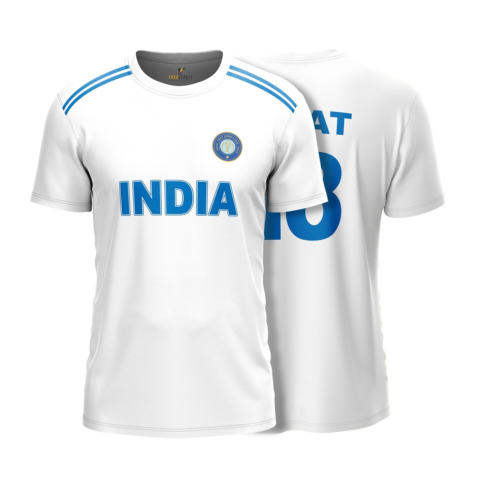New Indian Test Cricket Jersey 2024-25 | Sizes 2Y to 4XL your jersey