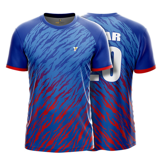 IPL Delhi Cricket Jersey 2026 with Custom Name & Number | Personalized IPL Style Cricket T-Shirt for Men, Women & Kids | AiroFab Breathable Fan Edition Sportswear | Sizes 2Y-4XL
