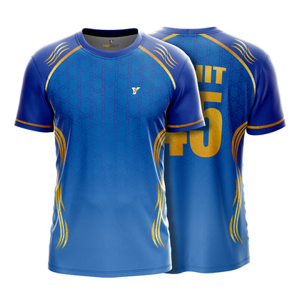 IPL Mumbai IPL Cricket Jersey 2026 | Custom Name & Number | Personalized IPL Style Cricket Jersey for Kids, Men, & Women | AiroFab Breathable Sports T-Shirt| Mumbai Fan Jersey | Sizes 2Y–4XL