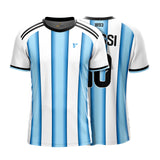 Argentina Football Jersey 2026 – Customised Name & Number | Premium Soccer T-Shirt for Adults & Kids yourjerseyj