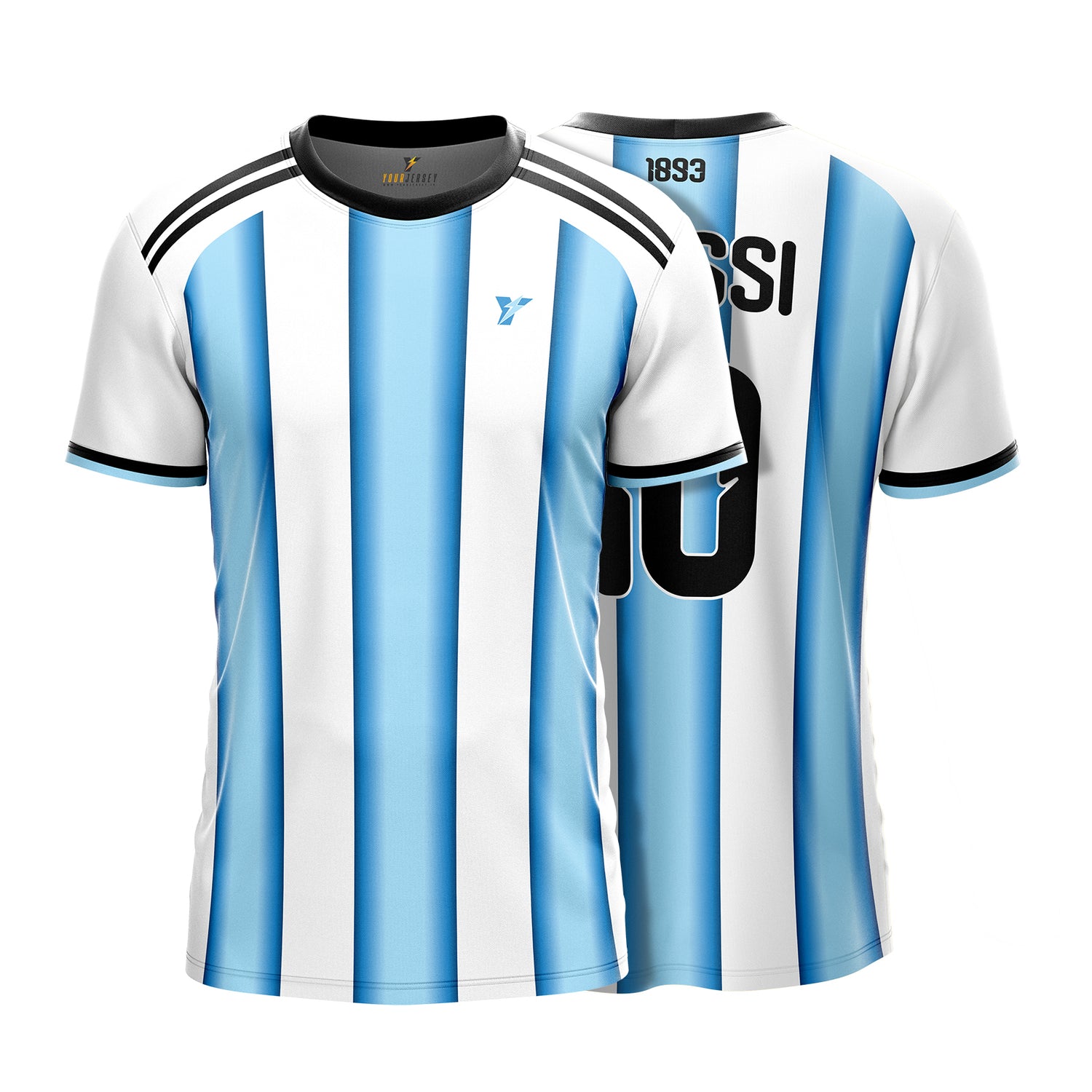 Argentina Football Jersey 2026 – Customised Name & Number | Premium Soccer T-Shirt for Adults & Kids yourjerseyj