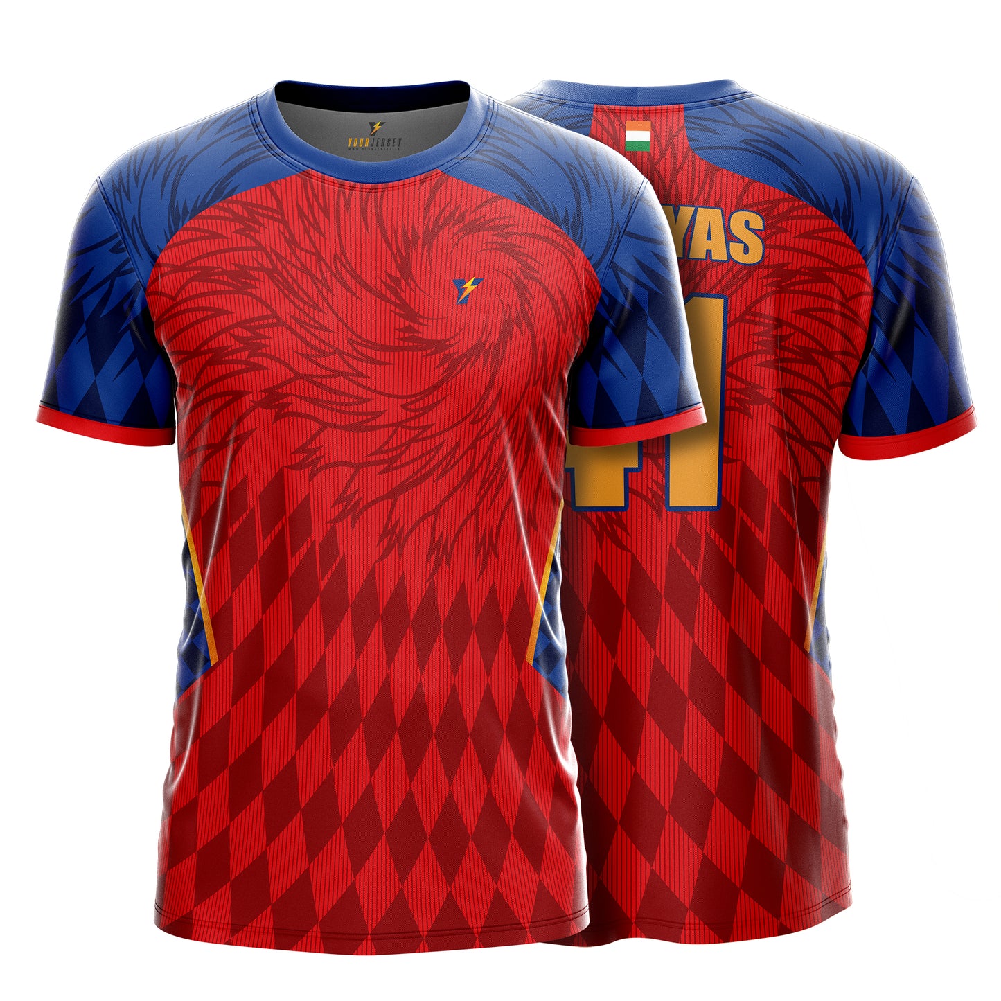 Punjab IPL Jersey 2026 with Custom Name & Number | Personalised Punjab Cricket Jersey for Men, Women & Kids | Punjab Cricket T-Shirt Sizes 2Y to 4XL