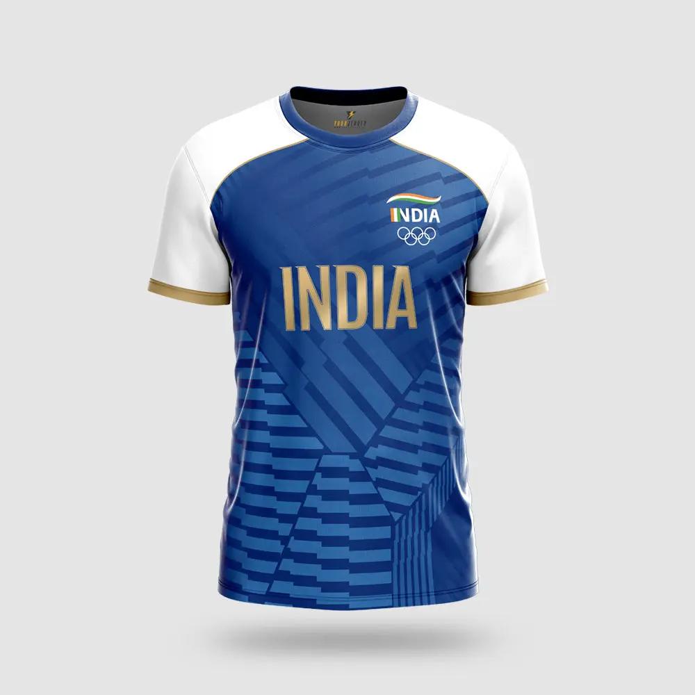 Indian Olympic Blue 2024 Jersey yourjerseyj