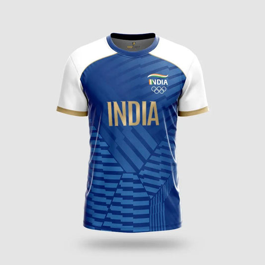 Indian Olympic Blue 2024 Jersey yourjerseyj