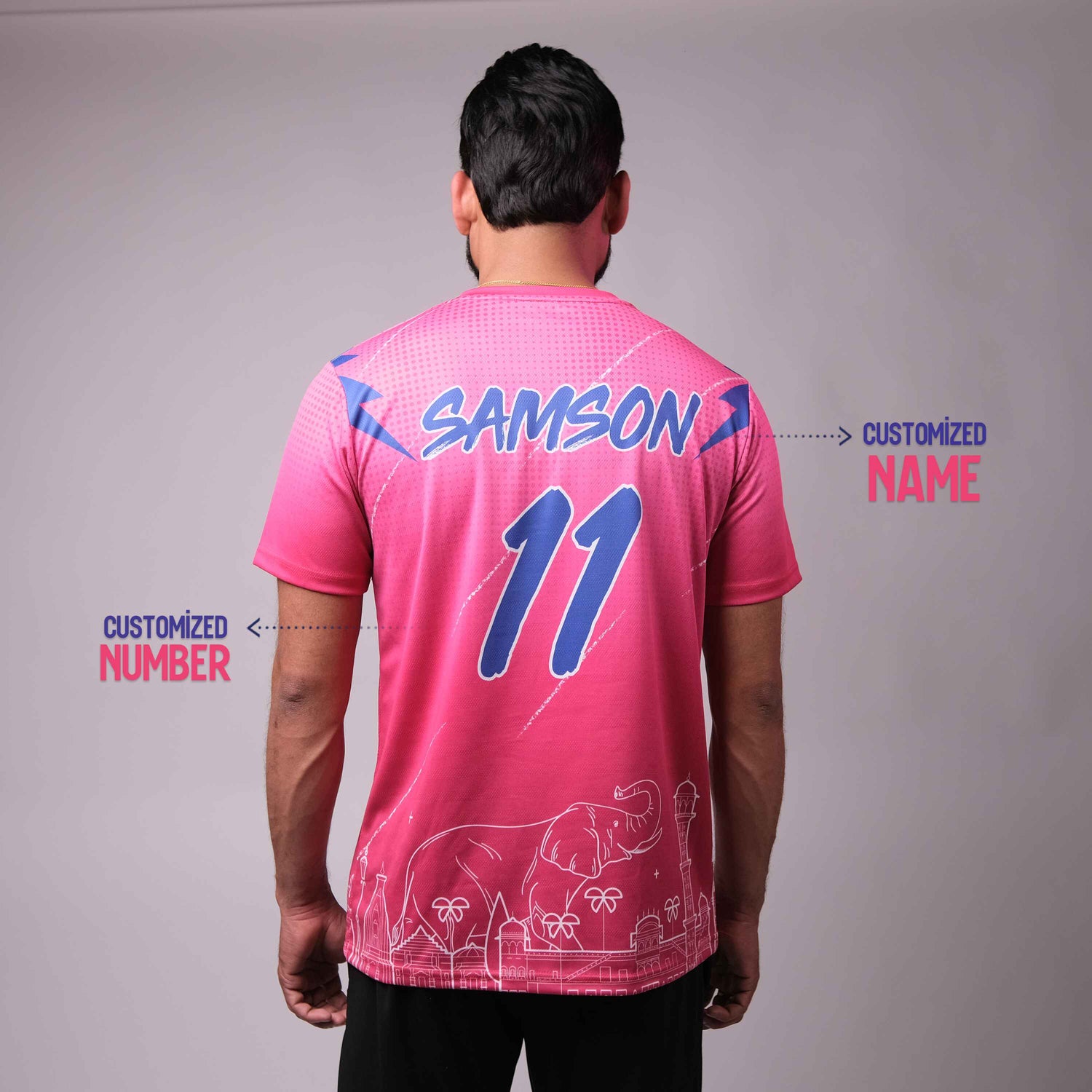 New IPL Rajasthan RR Gold Cricket Jersey your jersey