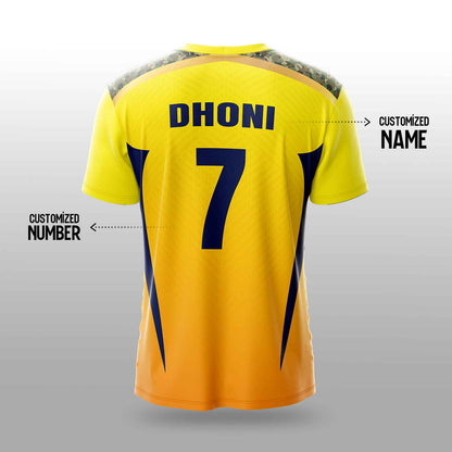 Chennai CSK IPL Cricket Jersey 2025