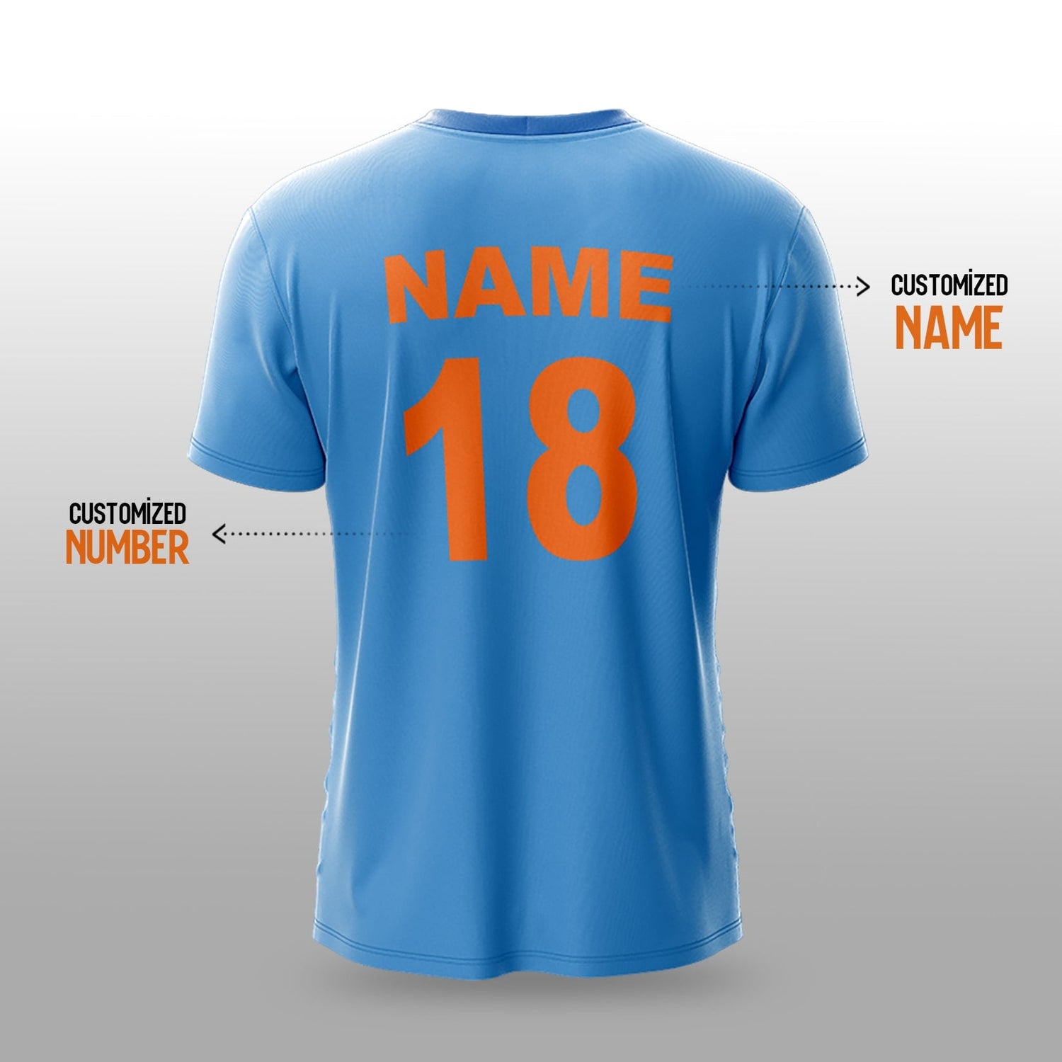 India ODI Cricket World Cup Jersey 2019 (Home) yourjerseyj