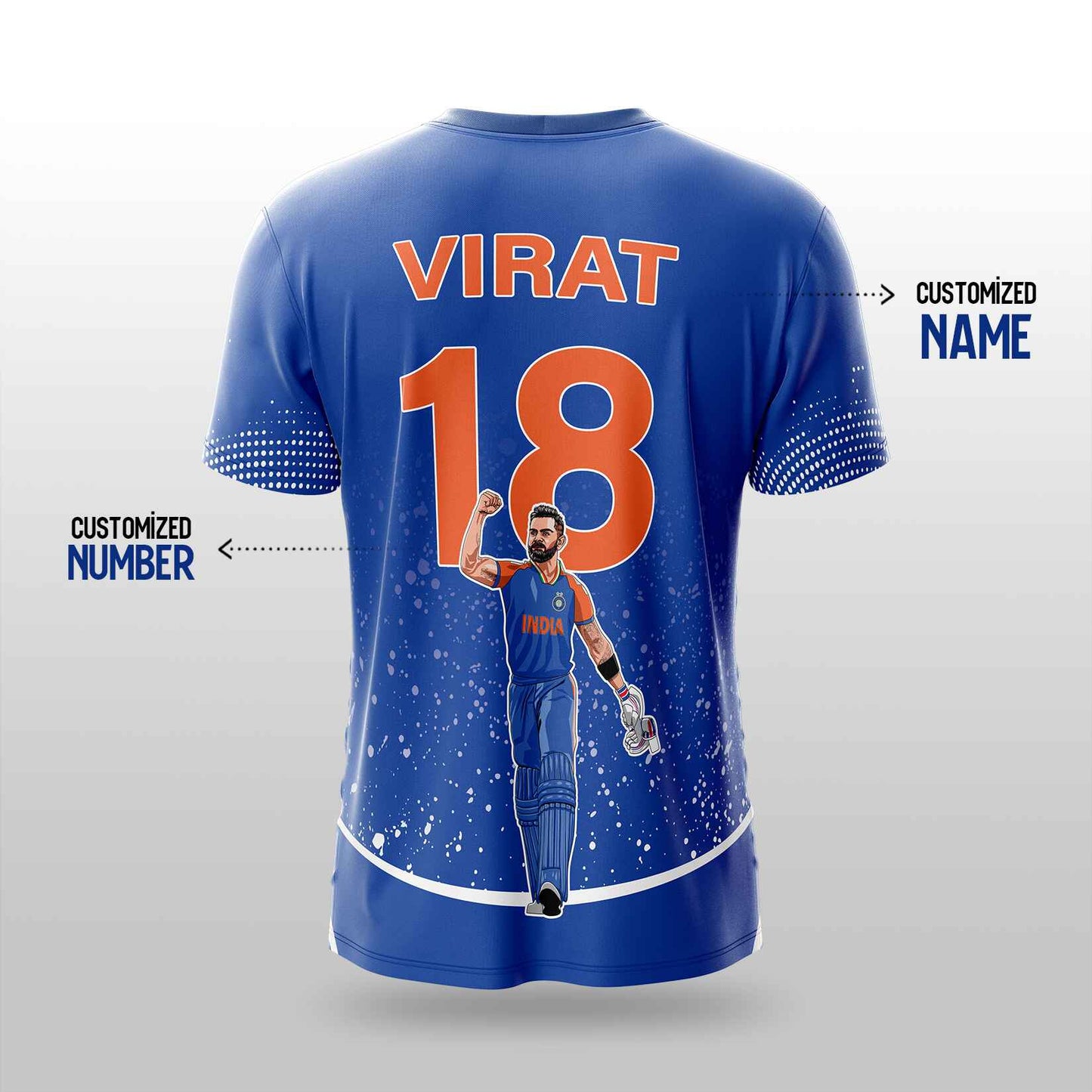 King Kohli GOAT Edition Jersey -Blue