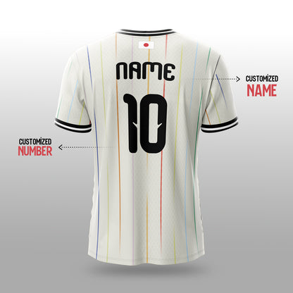 Japan Away Football Jersey 2026 – White Fan Jersey for Men, Women, Boys & Kids with Custom Name and Number