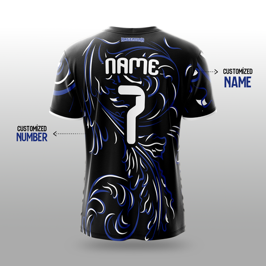 Argentina Away Football Jersey 2026 – Black & Blue Fan Jersey for Men, Women, Boys & Kids with Custom Name and Number