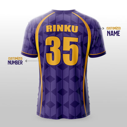 Kolkata IPL Jersey 2026 with Custom Name & Number | Personalised Kolkata Cricket Jersey for Men, Women & Kids | Kolkata Cricket T-Shirt 2Y to 4XL