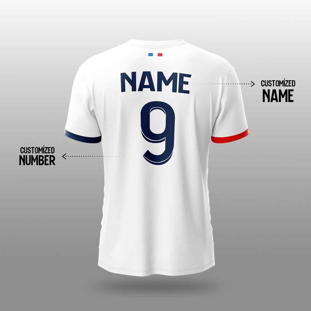 Paris (PSG) Away Jersey 2024/25 (White) yourjerseyj