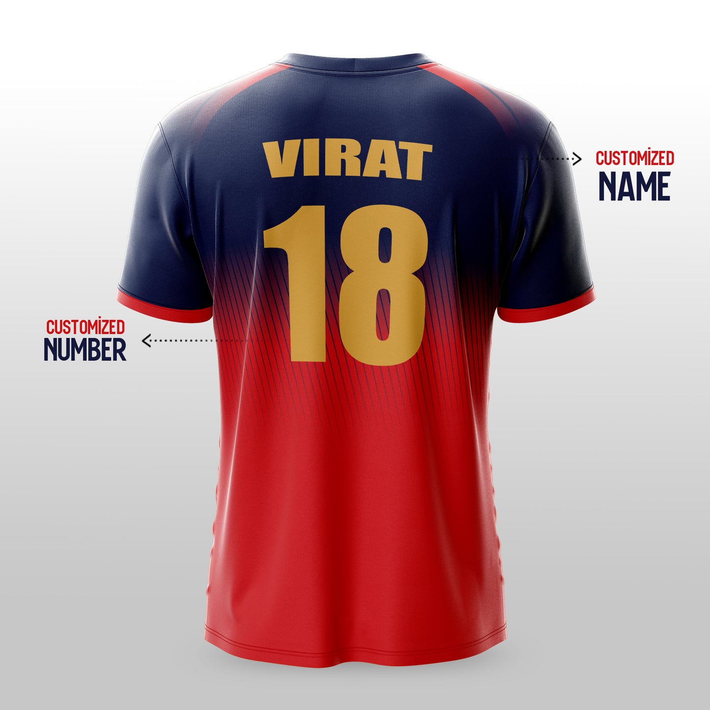 Bangalore IPL Jersey 2026 with Custom Name & Number | Personalised Bangalore Cricket Jersey for Men, Women & Kids | Bangalore Cricket T-Shirt 2Y to 4XL