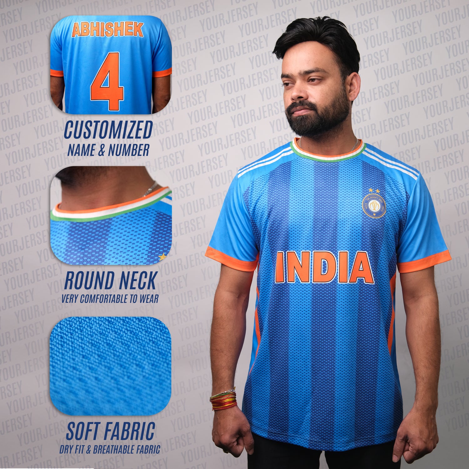 New India T20 Cricket Jersey 2026 yourjerseyj