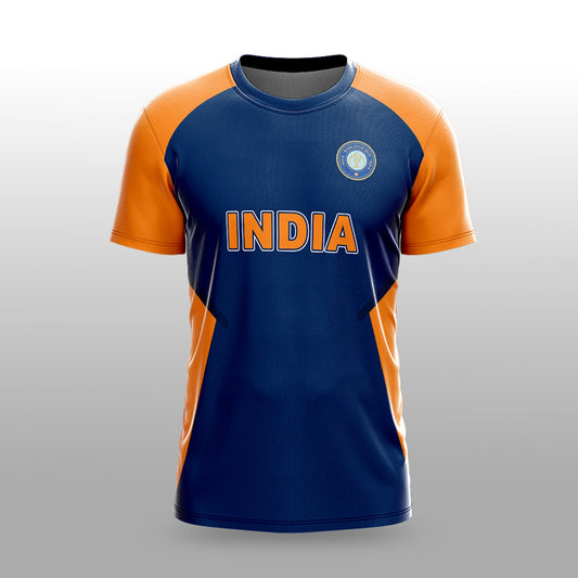 Indian Cricket World Cup Jersey 2019-Orange