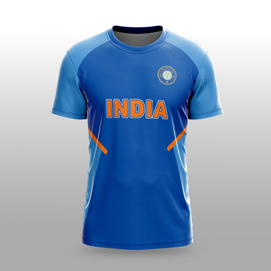 Indian Cricket World Cup Jersey 2019-blue