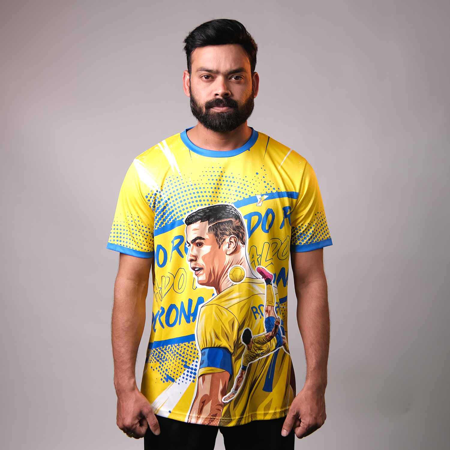 Ronaldo GOAT Overhead Kick Football Fan Jersey (YJ Special Fan Edition) yourjerseyj